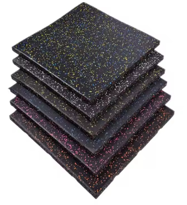 Carreaux de revêtement de sol en caoutchouc de gymnase feuille de caoutchouc EPDM de différentes tailles