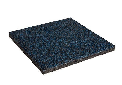 500x500x40mm Gym Rubber Floor Tiles Red / Yellow Weight Lifting Flooring