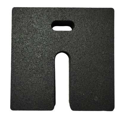 Buon prezzo 20 libbre Pipe and Drape Base 457*457*45mm Sfondo Stand Base Nero in linea