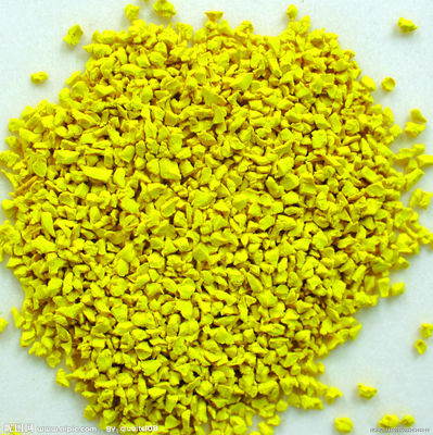 Buon prezzo Anti-slip gomma riciclata Crumb Isolamento acustico EPDM Particelle di gomma giallo in linea