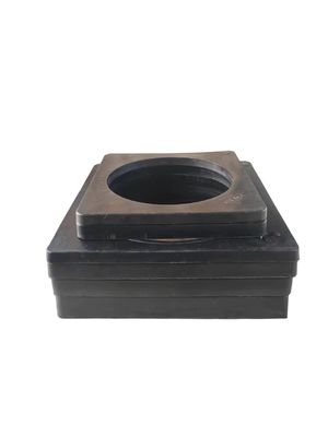 سعر جيد مخروط المرور الأسود الوزن 370*370*18 ملم القاعدة المطاطية المحددة 1.5g/cm3 الانترنت