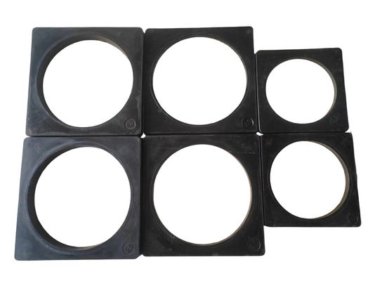 Giá tốt. Chế độ chống ngã đường bộ nón trọng lượng 280 * 280 * 18mm Chế độ an toàn nón cao su cơ sở 1 kg trực tuyến