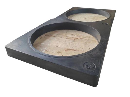Bon prix Poids du cône de circulation en caoutchouc 1,5 g/cm3 Base de la barrière de sécurité 280 mm en ligne