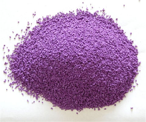 ราคาดี 2 มม - 4 มม EPDM ยาง Crumb ม่วง / แดง ยาง pellets สําหรับพื้นที่เล่น ออนไลน์