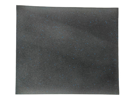 Black Gym Rubber Floor Mats Lightweight Weight Lifting Mats 1000x1000x15mm