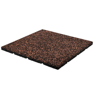 Green Gym Rubber Flooring Shock Absorbing EPDM Gym Flooring 45mm Thickness