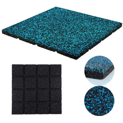 Bon prix Carreaux de plancher de gymnase écologiques antidérapants Tapis de sol en caoutchouc absorbant les chocs en ligne