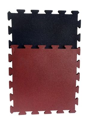 Καλή τιμή 1mX1mX40mm Εναρμονισμένος ελαστικός στρώμα μαύρος / κόκκινος αθλητικός στρώμα σε απευθείας σύνδεση