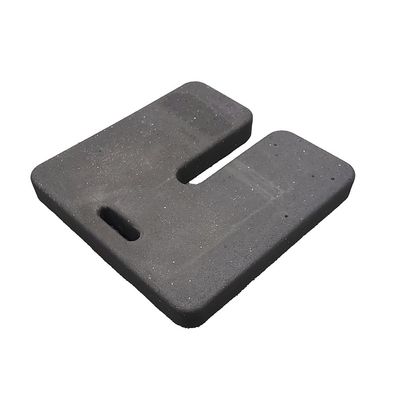 좋은 가격 30 파운드 고무 베이스 무게 18X18X2.6 인치 재활용 고무 베이스 1.0g/cm3 온라인으로