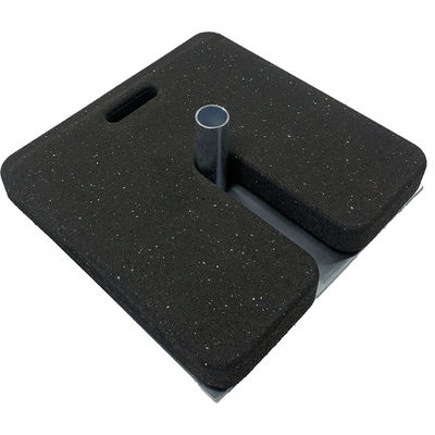 Buon prezzo Peso di gomma per tende 20 libbre Peso di tenda 450 * 450 * 45 mm per per fondo in linea