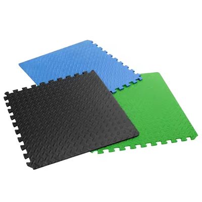 Buon prezzo Materassi non tossici per palestra Pavimenti in gomma 1m x 1m 1000-1000 anti scivolamento per un ambiente di allenamento sano in linea