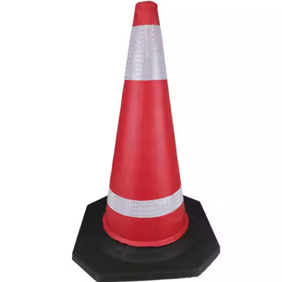 Bon prix Cône de signalisation en PVC écologique haute performance, résistant aux UV et à l'eau, pour le contrôle de la circulation, multi-tailles en ligne