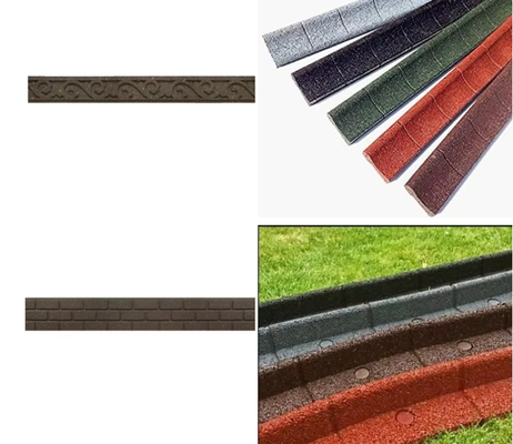 Good price Recycled Rubber Landscape Edging 1200x100mm Black online