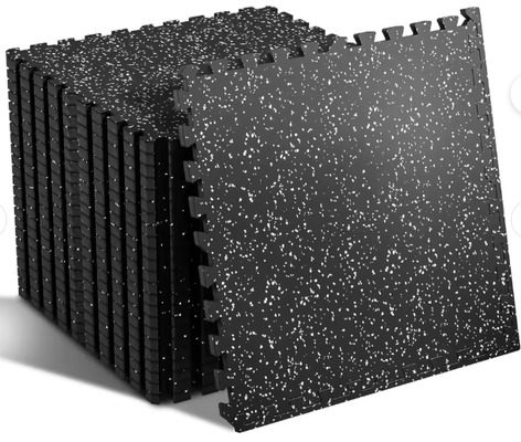 좋은 가격 1000x1000mm Interlocking Rubber Mat for Gym Flooring SBR Rubber 온라인으로