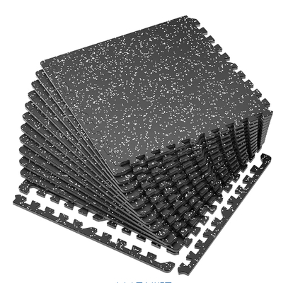 Bon prix Dalles de sol de gym en caoutchouc emboîtables 1000x1000mm absorbant les chocs en ligne
