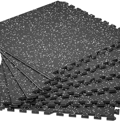 Bon prix Dalles de sol de gym en caoutchouc emboîtables 1000x1000mm absorbant les chocs en ligne