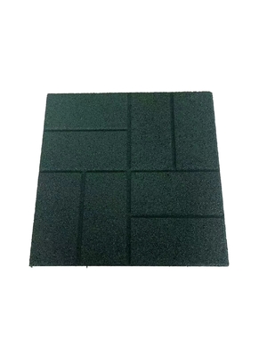 Goede prijs Outdoor Rubber Floor Lightweight Playground Rubber Tiles 15mm 20mm 25mm 30mm 40mm 50mm online