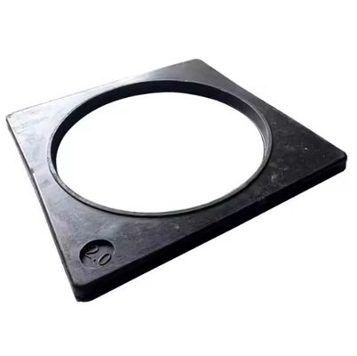 Black Recycled Rubber Traffic Cone Weight with 60-70 ShoreA Hardness Anti-Slip Eco-Friendly Base