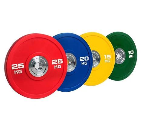 Good price Tri-Grip Iron-Coated Rubber Gym Weight Plates – 5 LB To 45 LB Sizes For Versatile Workouts online