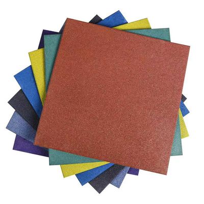 Buon prezzo 500×500mm EPDM Rubber Flooring Tiles with -40°C to 100°C Temperature Range for Eco-Friendly Outdoor Playgrounds in linea