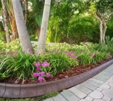 Guter Preis Eco-Friendly Rubber Landscape Edging with Pinhole Interlocking Design and 60-70 ShoreA Hardness Online