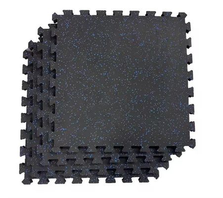 İyi bir fiyat. 1000x1000mm 20mm Kalınlığında, 1.5g/cm3 Yoğunluğunda, Spor Salonu Zemin Kaplaması için Geçmeli Kauçuk Paspas çevrimiçi