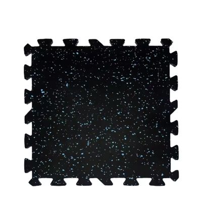 High Density Shock Absorbent Impact-Resistant Interlocking Rubber Mat For Gym Flooring