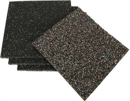 قیمت خوب کفپوش لاستیکی درهم‌تنیده ضدآب، بادوام و عایق صدا برای کف باشگاه و کاشی‌های تناسب اندام آنلاین