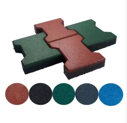 Buon prezzo Materassi di gomma EPDM resistenti allo scivolamento di spessore 35 mm per pavimenti esterni di palestra con temperatura compresa tra -40 °C e 100 °C in linea