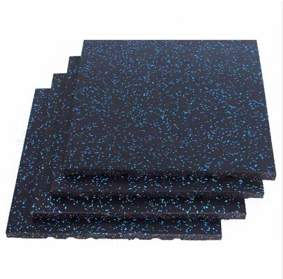 Buen precio Pavimento de gimnasio de caucho granulado EPDM de 500x500 mm - Absorción de impactos, reducción de ruido y ecológico en línea