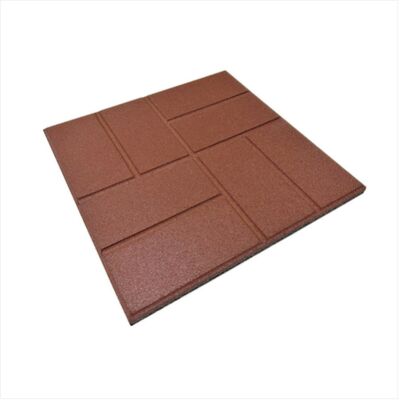 Qualidade Placas de piso de borracha para exteriores ecológicas e resistentes aos raios UV com densidade de 1,5 g/cm³ para parques e playgrounds Fábrica