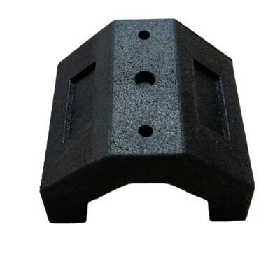 Qualität Umweltfreundliche, recycelte Gummifüße 400*180mm Größe mit 60-70 ShoreA Härte für HVAC-Systeme Fabrik