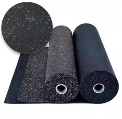 Bom preço Venda a retalho de rolos de piso de borracha EPDM para ginástica. Tamanhos personalizados. Venda a quente para treinamento e exercício desportivo. on-line