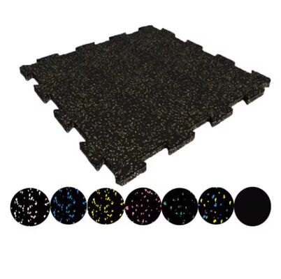 Bon prix Tapis de sol en caoutchouc emboîtables éco-recyclables 1000 x 1000 mm - Solution de revêtement de sol antidérapante et antibruit pour les salles de sport en ligne